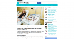 Fotenie pre projekt 100 statočných - nemocnica, medicína - eventovy fotograf