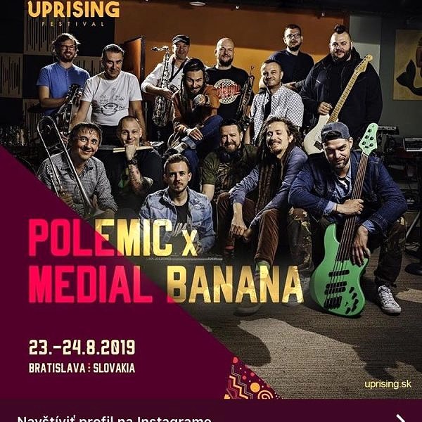 Fotenie hudobnej kapely Polemic a Medial Banana - kapela, hudba - eventovy fotograf