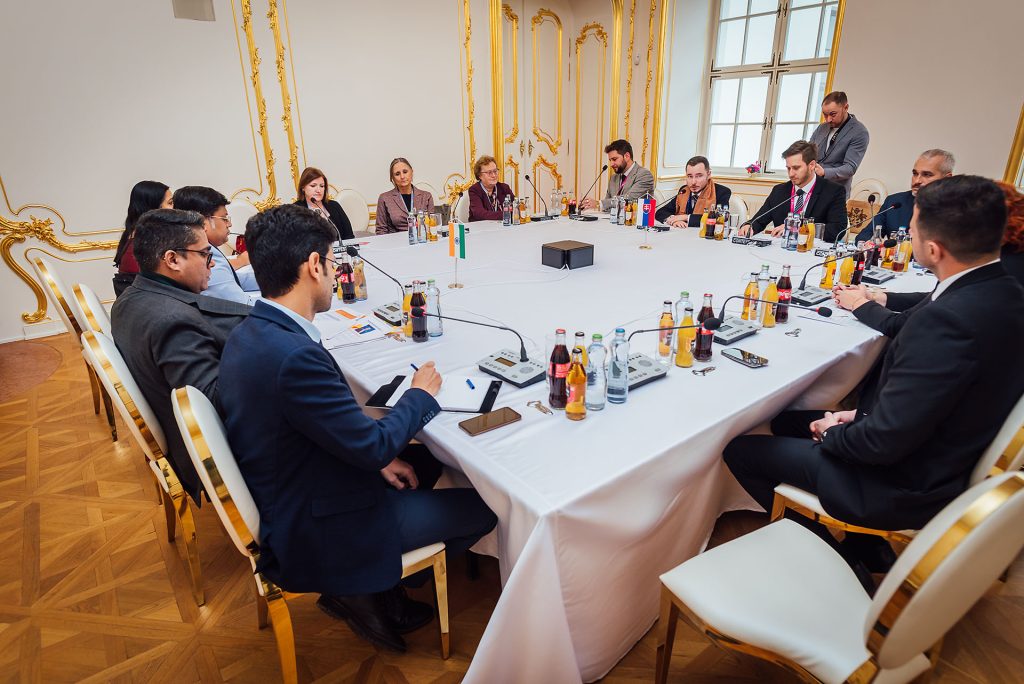 Pracovné rokovanie delegácií v salóniku Bratislavského hradu